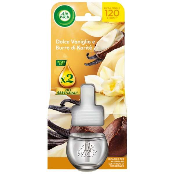 Air Wick Ricarica Diffusore Elettrico - Vaniglia e Te Bianco