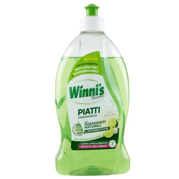 Winni's Naturel Piatti Concentrato 480ml - Lime e Mela