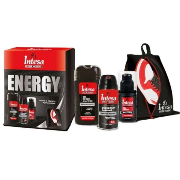 INTESA Intesa Energy Cofanetto Gel Doccia Deodorante e Gel Crema - MegaPrezzo