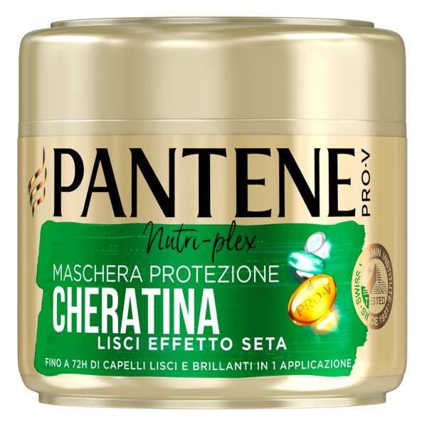Pantene Pro-V Maschera Cheratina Lisci Effetto Seta - 300ml