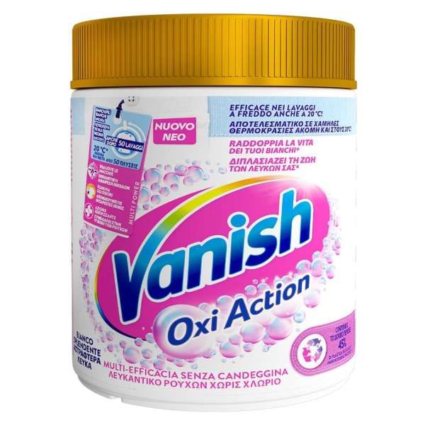 Vanish Oxi Action Smacchiatore Polvere Capi Bianchi - 500ml