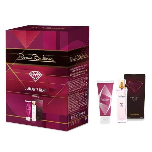 RENATO BALESTRA Renato Balestra Cofanetto Diamante Nero Donna Profumo EDP e ShowerGel - MegaPrezzo