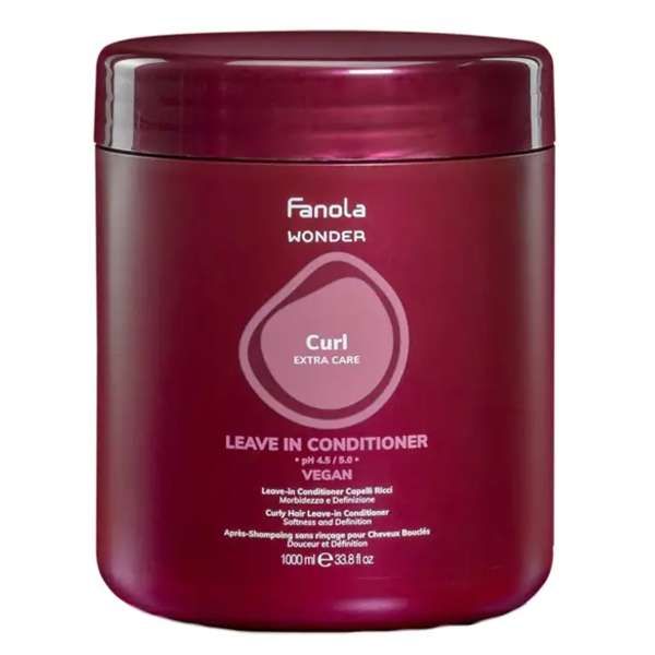 FANOLA Fanola Wonder Curl Extra Care Leave In Conditioner Capelli Ricci - 1000ml - MegaPrezzo