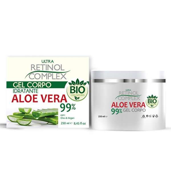 RETINOL COMPLEX Ultra Retinol Complex Gel Corpo Idratante Aloe Vera - 250ml - MegaPrezzo