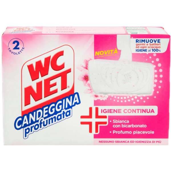 WC Net Tavoletta Igienizzante 2pz - Candeggina Profumata