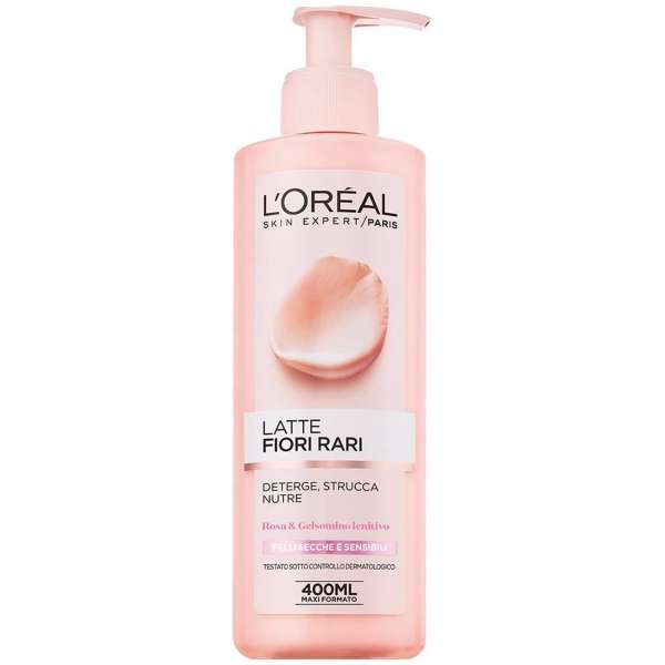 Loreal Paris Fiori Rari Latte Detergente Pelli Sensibili - 400ml