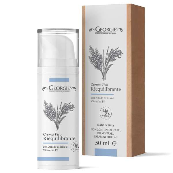 Georgie Crema Viso Riequilibrante con Amido di Riso e Vitamina PP - 50ml