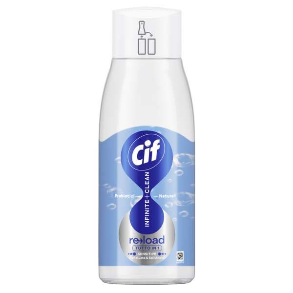 CIF Cif Infinite Clean Ricarica 590ml - Loto e Sali Marini - MegaPrezzo