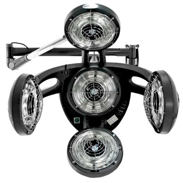 Gabbiano Infrazone GD-505W Casco a Muro - Nero