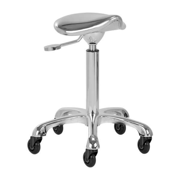 GABBIANO Gabbiano Sgabello Roll Speed con Rotelle - Fine Silver - MegaPrezzo