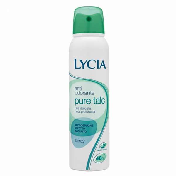 Lycia Deodorante Spray Pure Talc - 150ml