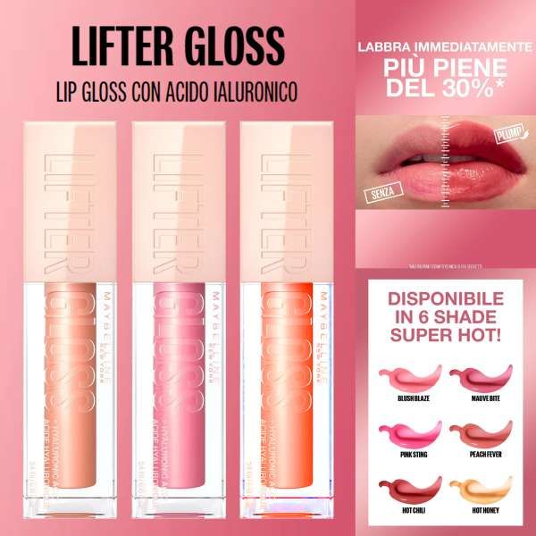 Maybelline Hot Gloss Lifter Plump Lucidalabbra