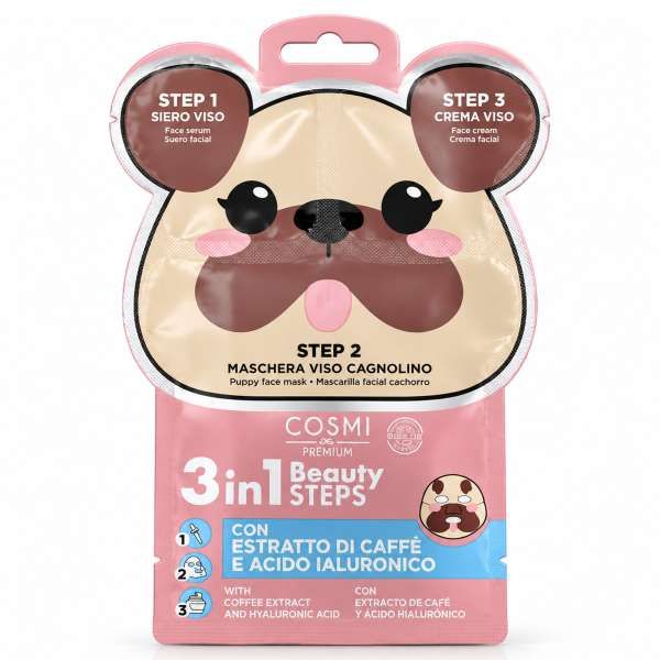 COSMI ITALIA Cosmi Maschera Viso 3in1 Beauty Steps - Carlino - MegaPrezzo