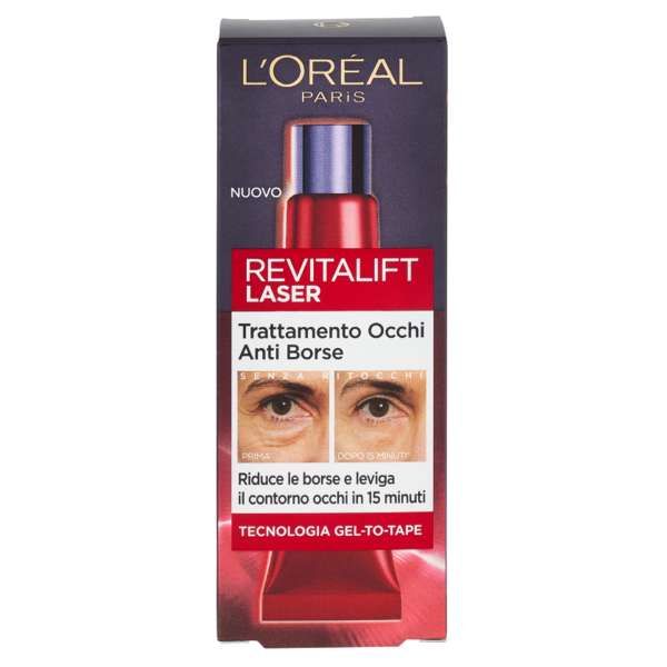 LOREAL PARIS Loreal Paris Revitalift Laser Trattamento Occhi Anti-Borse - 15ml - MegaPrezzo