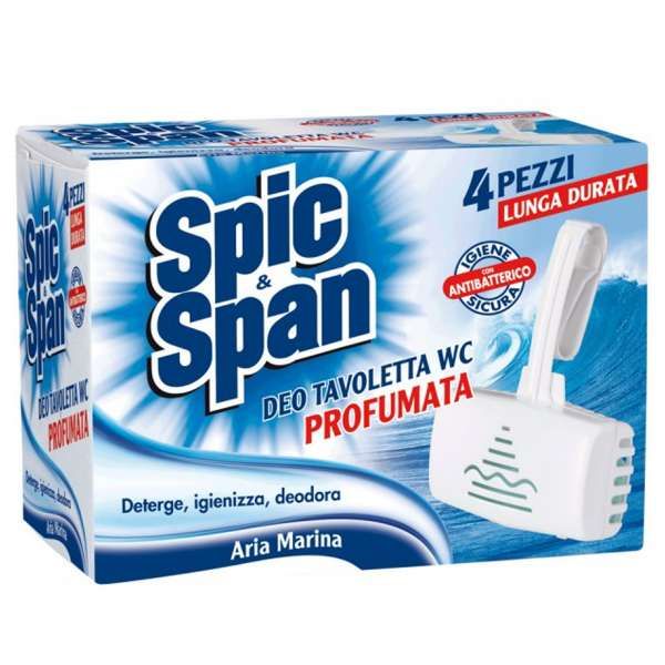 Spic e Span WC Tavolette 4pz - Aria Marina