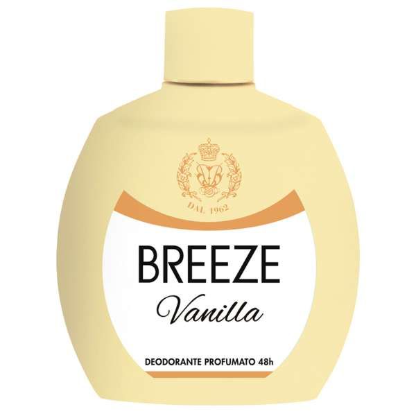 Breeze Deodorante Squeeze 100ml - Vanilla