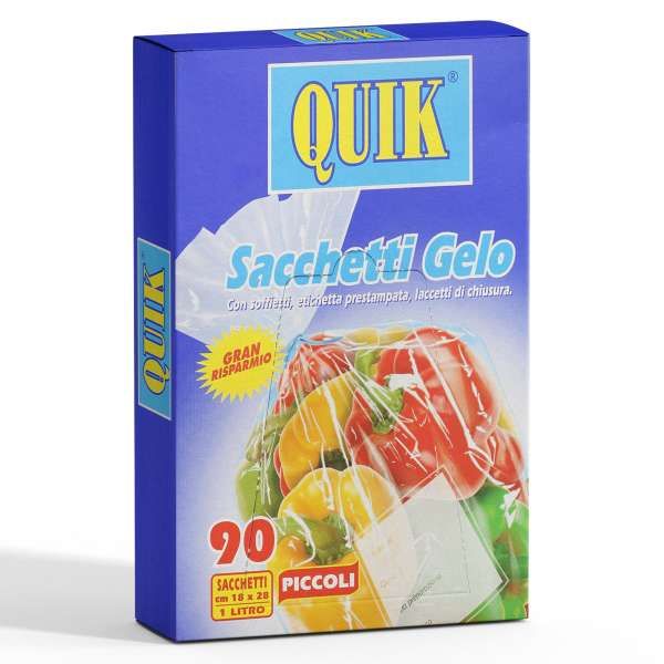 Quik Sacchetti Gelo Gran Risparmio 90pz - Piccoli