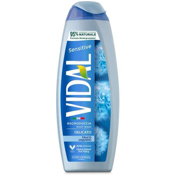 Vidal Bagnodoccia Delicato con Talco Liquido - 500ml