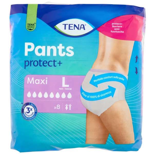 TENA Tena Pants Protect+ Maxi Misura L - 8pz - MegaPrezzo