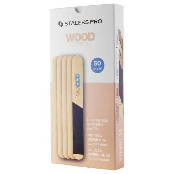 STALEKS PRO Staleks Pro Base in Legno per Lima Expert 20 Dritta - 50pz - MegaPrezzo