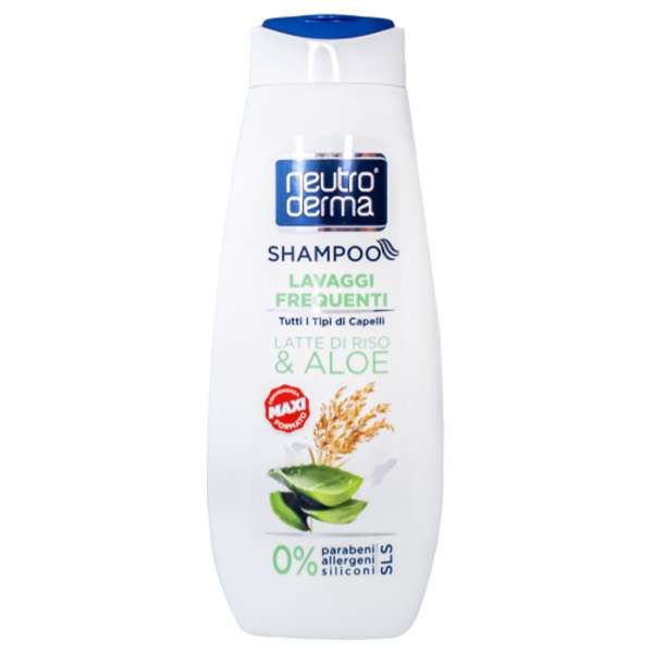 Neutro Derma Shampoo 500ml - Latte Di Riso e Aloe