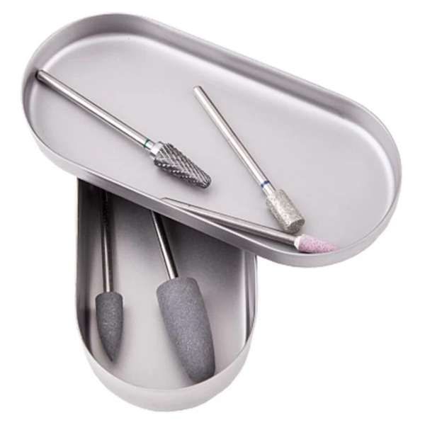 STALEKS PRO Staleks Pro Contenitore con Coperchio per Punte Frese - MegaPrezzo