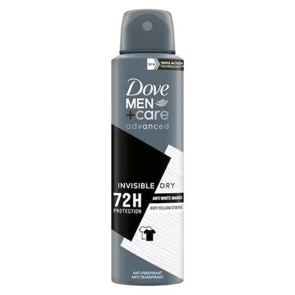 DOVE Dove Deodorante Spray Men Invisible Dry - 150ml - MegaPrezzo