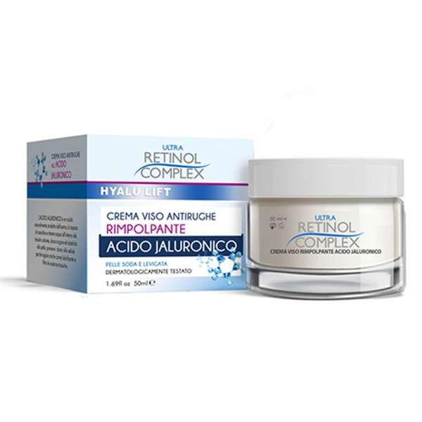 Ultra Retinol Complex Crema Viso Rimpolpante Acido Jaluronico - 50ml