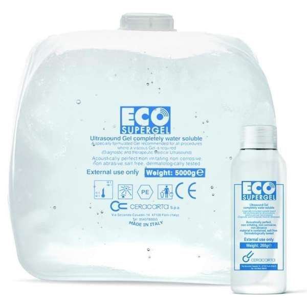 CERACARTA Gel Trasparente Professionale per Ultrasuoni e IPL - Ricarica 5 Litri - MegaPrezzo