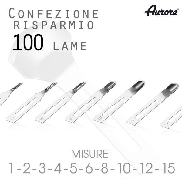 Aurore Lame Sgorbia Kit - 100pz