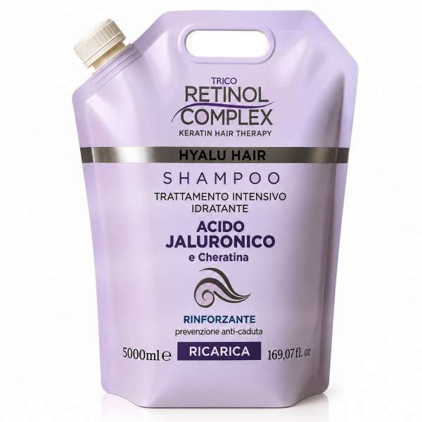 RETINOL COMPLEX Trico Retinol Complex Hyalu Hair Shampoo Rinforzante - 5 Litri - MegaPrezzo