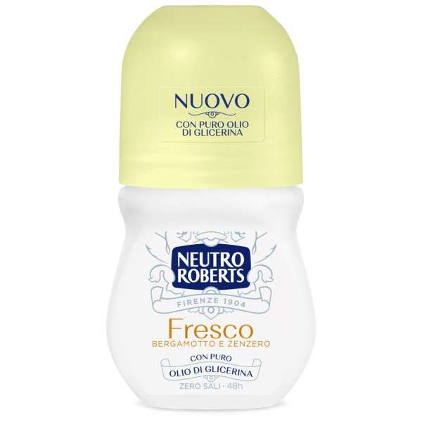 NEUTRO ROBERTS Neutro Roberts Dodorante Roll-On 50ml - Bergamotto e Zenzero - MegaPrezzo