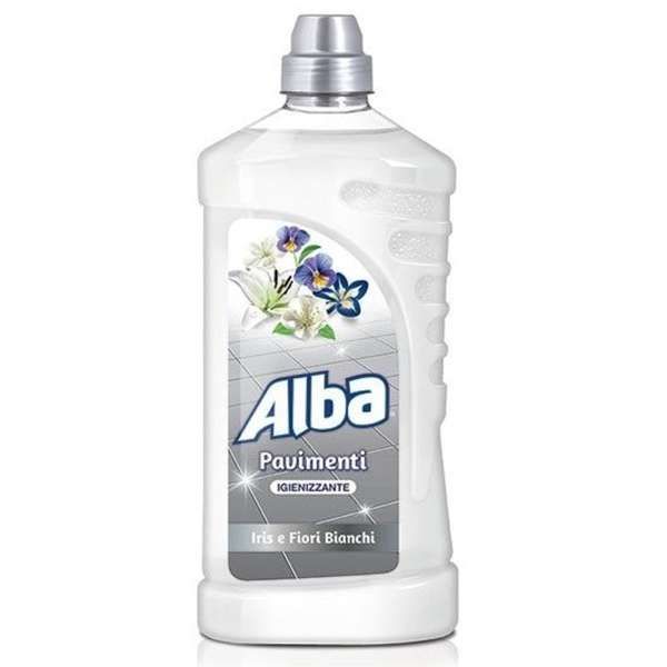 ALBA Alba Detersivo Pavimenti 1000ml - Iris e Fiori Bianchi - MegaPrezzo