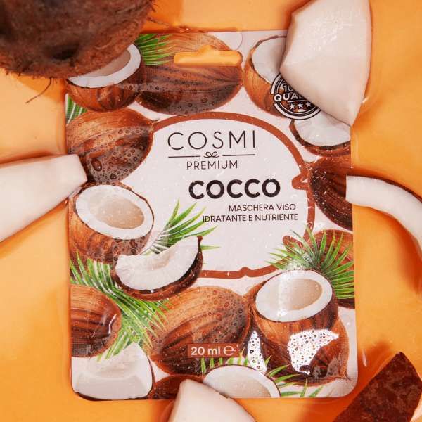 Cosmi Maschera Viso in Tessuto - Cocco