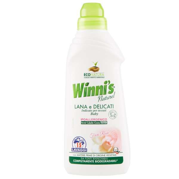Winni's Detersivo Lana e Delicati 750ml - Fiori di Rosa