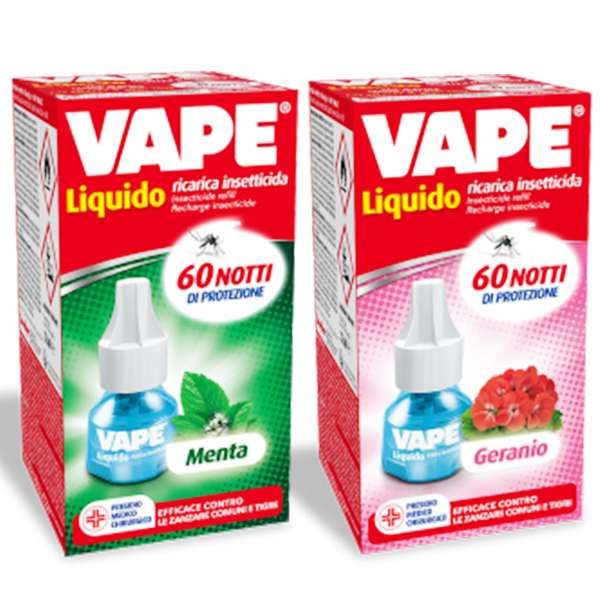 VAPE Vape Ricarica Liquida Geranio/Menta - 1x60 Notti - MegaPrezzo
