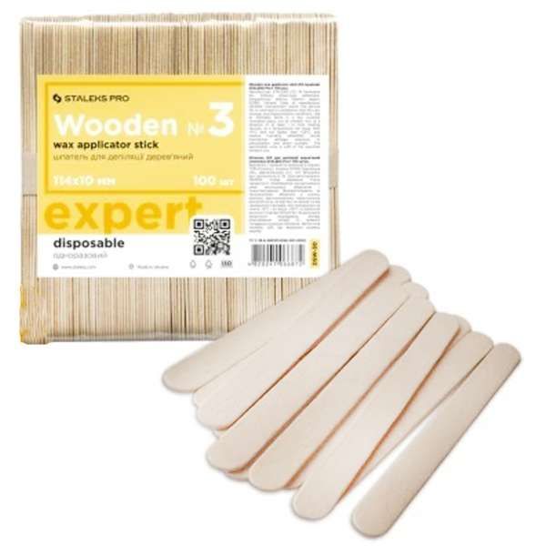STALEKS PRO Staleks Pro Spatole Stendicera Abbassalingua in Legno 11,4cm - 100pz - MegaPrezzo