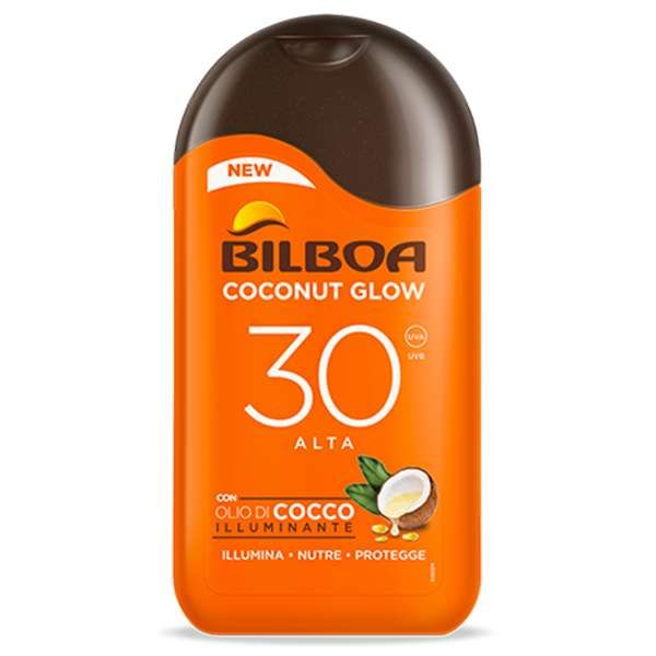 Bilboa Coconut Glow Latte Solare SPF30 - 200ml