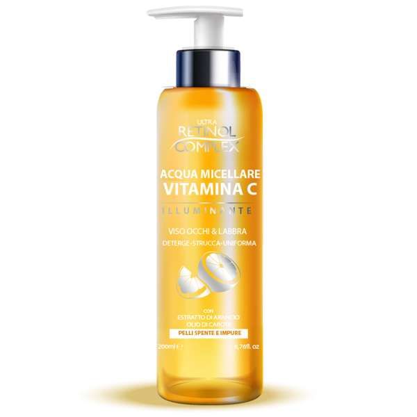 RETINOL COMPLEX Retinol Complex Acqua Micellare Illuminante - 200ml - MegaPrezzo