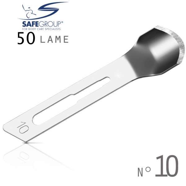 Safe Lame Sgorbie Sterili 50pz - n.10