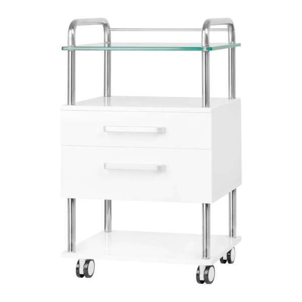 Carrello Porta Attrezzi 6052 per Podologia - Bianco