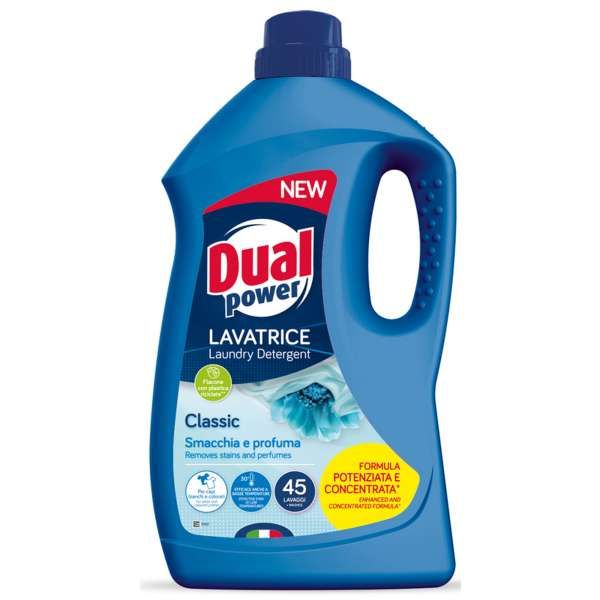 Dual Power Detersivo Lavatrice 1800ml - Classic