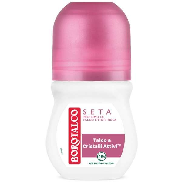 BOROTALCO Borotalco Deodorante Roll-On Seta Fiori Rosa - 50ml - MegaPrezzo