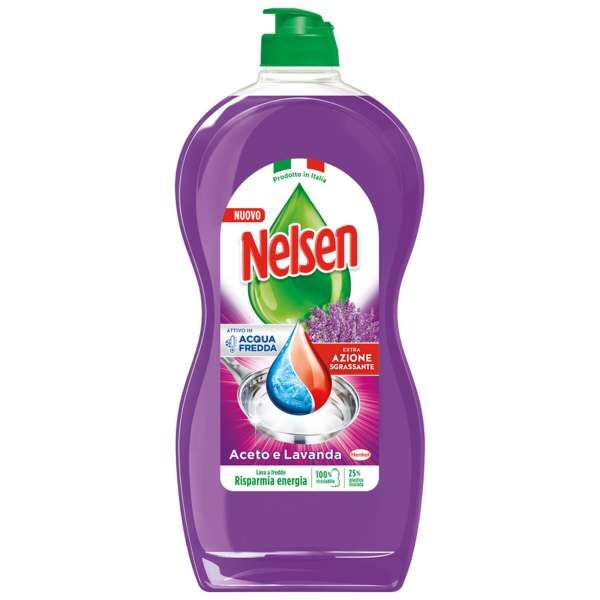Nelsen Detersivo Piatti 850ml - Aceto e Lavanda