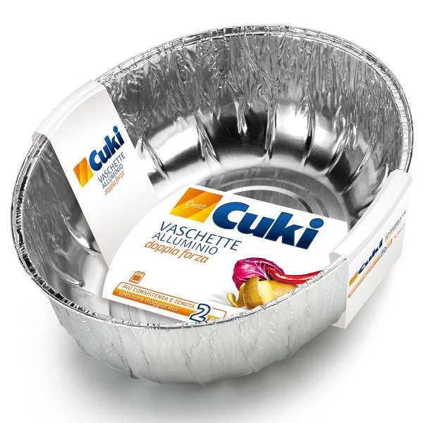 Cuki Vaschette Alluminio Pollo Arrosto - 2pz