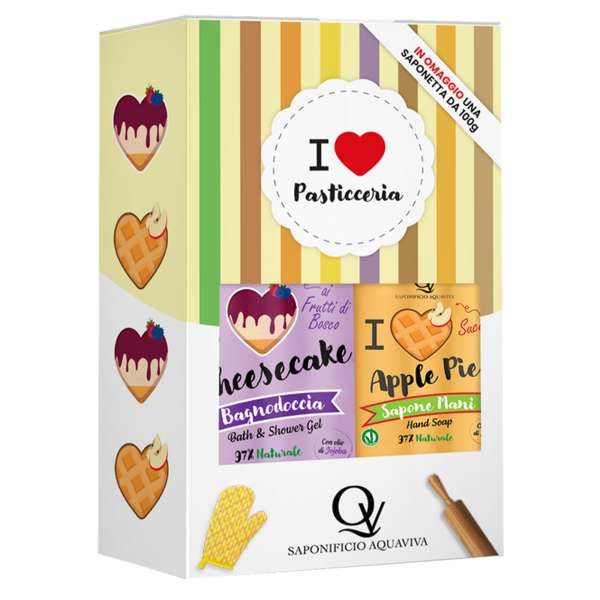 SAPONIFICIO AQUAVIVA Saponificio Aquaviva Cofanetto Mela e Cheesecake - MegaPrezzo