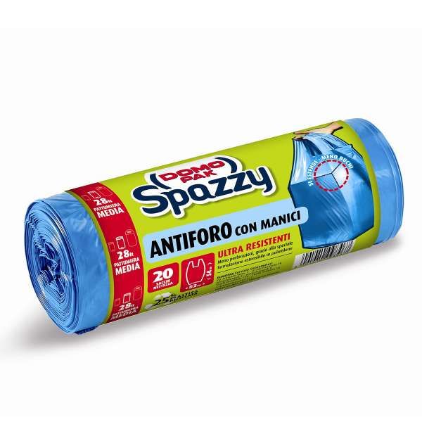 Domopak Spazzy Sacchi Pattumiera Maniglia 20pz - 28 Litri