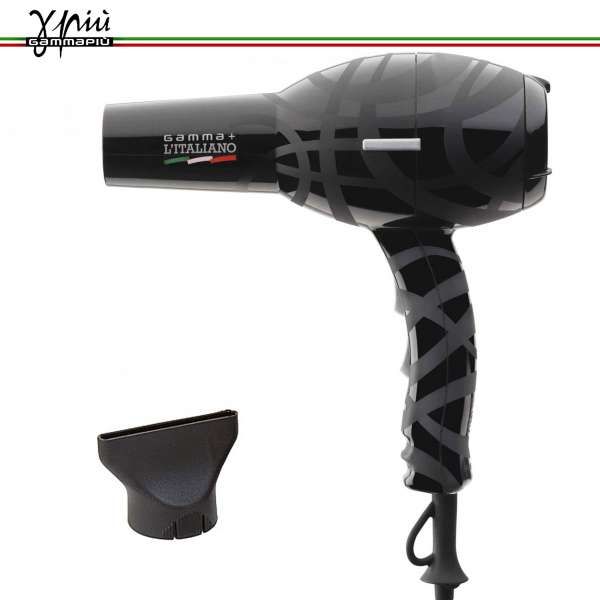 GAMMAPIU Gammapiù Asciugacapelli L'Italiano 2000W - Nero - MegaPrezzo