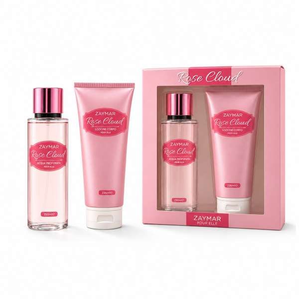 ZAYMAR Zaymar Cofanetto Rose Cloud con Acqua Profumata e Lozione Corpo - MegaPrezzo