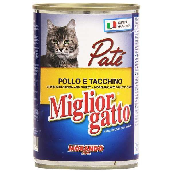 Migliorgatto Patè 400gr - Pollo e Tacchino